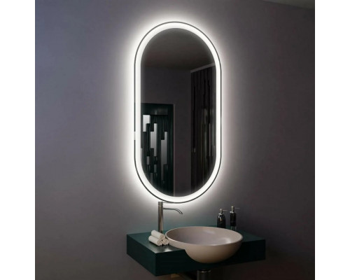 Зеркало с подсветкой настенное для ванной Данте